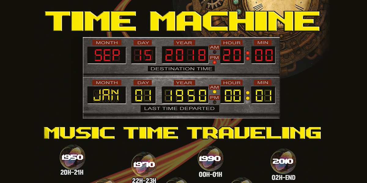 Time Machine music time travelling AlterSchlachthof