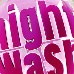 Night Wash Logo in lila und rosa