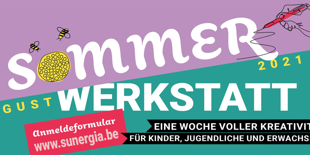 Das Cover des Sommerwerkstatt-Flyers