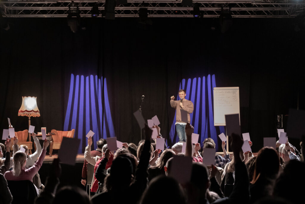 Publikum beim Poetry Slam