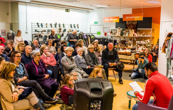 Foto von Leser und Publikum