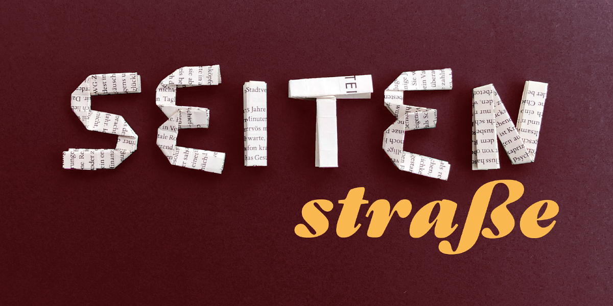 seitenstrasse Schriftzug