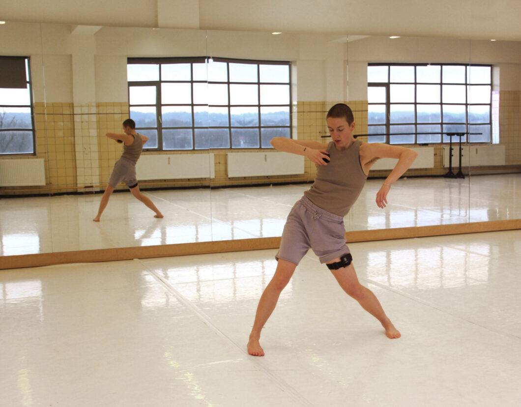 Foto von Luca Neumann. Das Stück heißt "Tussen huid en lens".