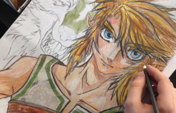 Eine Comiczeichung im Rahmen des Comic Workshops in den Sommerferien