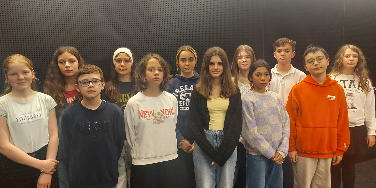Foto vom 2. Ensemble des Jungen Akademietheaters. Sie werden im Mai das Stück "Dream On" im Alten Schlachthof präsentieren.